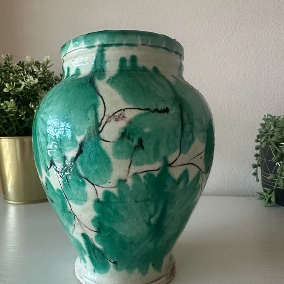 Rare 1963 Vintage Ceramic Vase made by a local artist in Mexico. - Picture 6 of 7